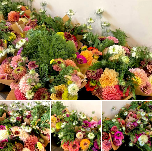 Nigella Flowers used in bouquet arrangements