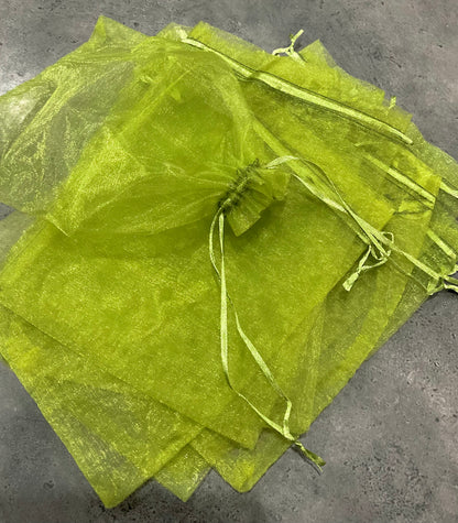 Organza Reusable Flower, Seed & Fruit Protection Bags - (10 Pack)